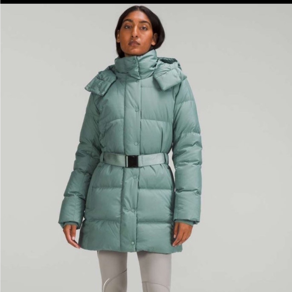 lululemon athletica Green Puffer Jacket